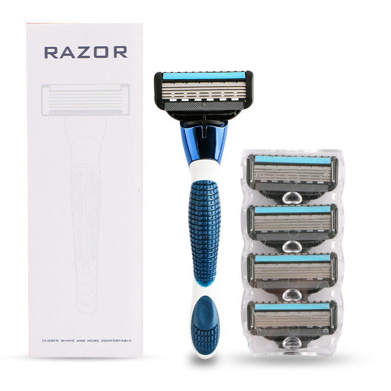 Manual razor men's razor 5-layer blade razor manual razor cross-border supply