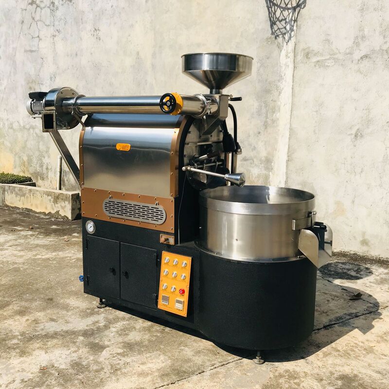 Yuandingfeng Coffee Roaster Semi-Hot Air Coffee Roaster 6kg Stainless Steel Inner Pot Roasting Factory Dedicated