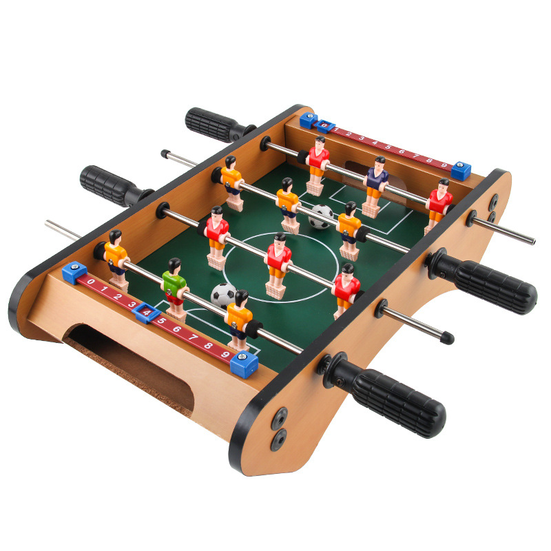 Nuevo juguete de mesa de fútbol de mesa para niños grande mesa de fútbol de seis polos mesa de fútbol de interior juego de escritorio al por mayor