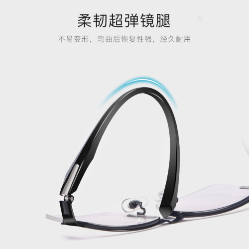 Men's business 66071 glasses frame flower glasses anti-blue light goggles 150 degree reading glasses finished reading glasses