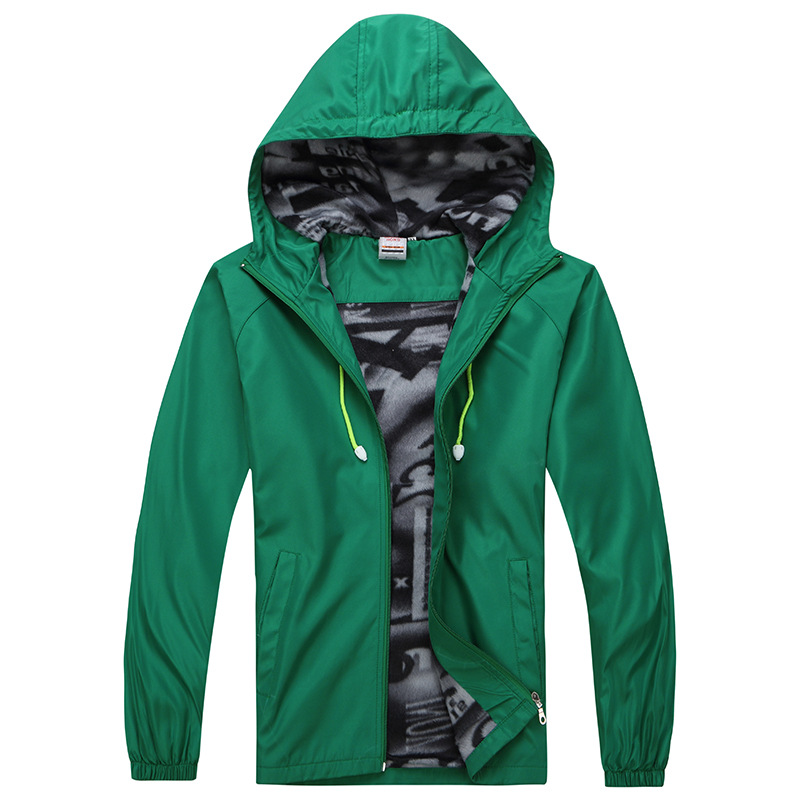 후드 다크 그린