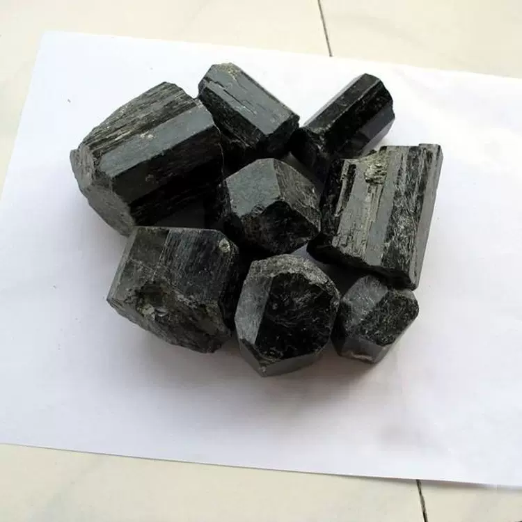 直销供应电气石纯度高结晶体好托玛琳原矿石碧玺高负离子高纯天然