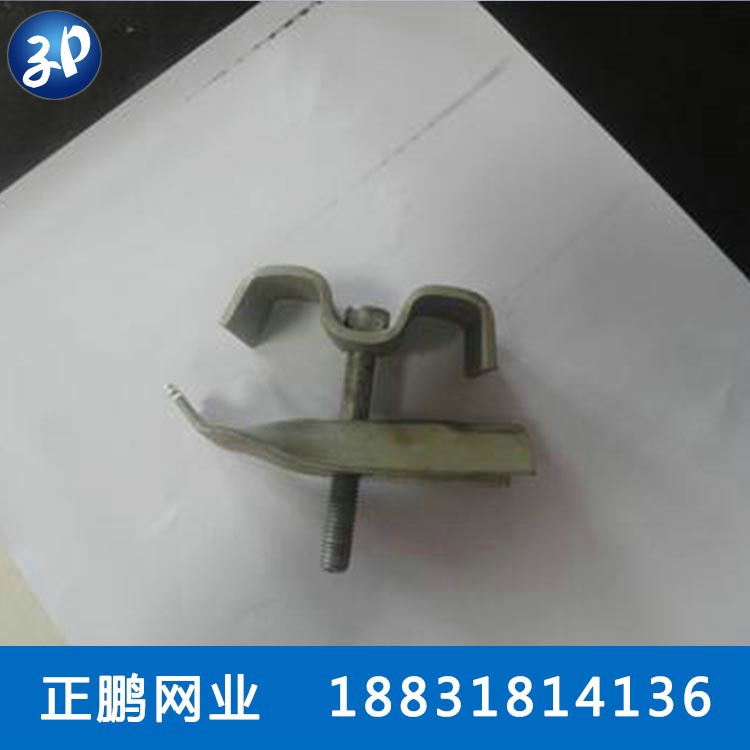 不锈钢固定安装夹 钢格栅用固定夹子 钢格板A型安装夹 现货充足
