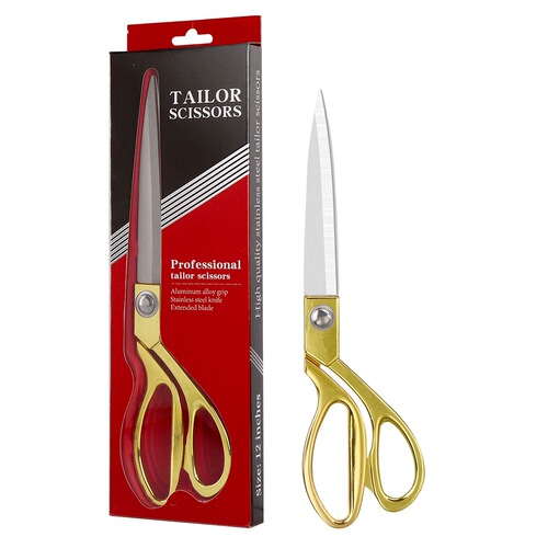 Lin Taizu gold-plated tailor's scissors alloy clothing thread scissors 8 inches 9 inches 10 inches tailor scissors sewing scissors