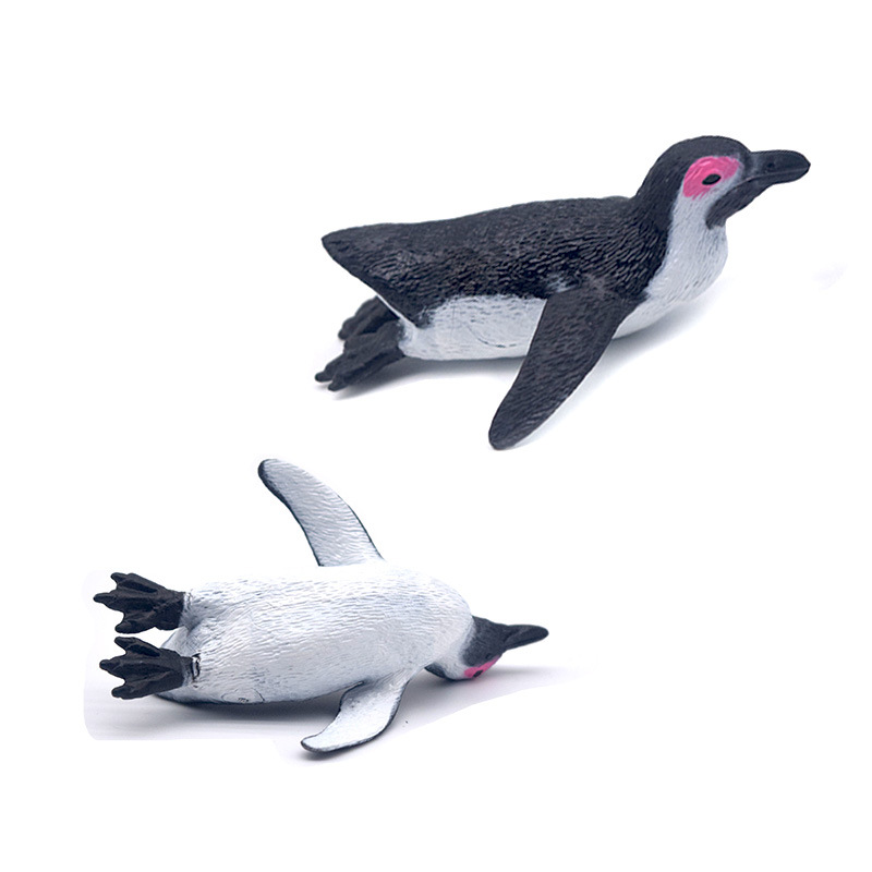 Juguete para niños simulación animal marino pingüino traje sólido modelo de simulación juguete pingüino emperador bebé transfronterizo