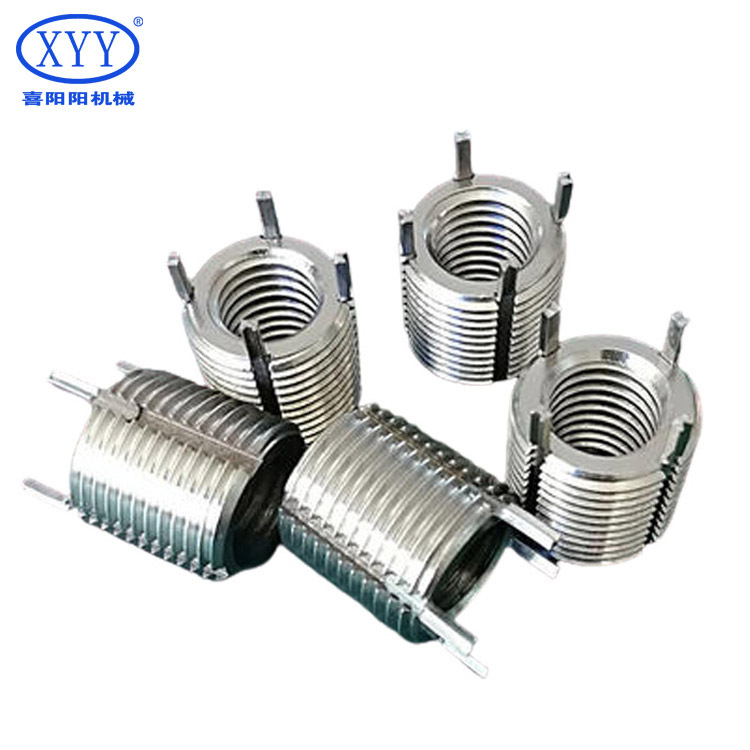 插销螺套厂家四根键销螺套M5*0.8重型带销牙套精密紧固防松不锈钢