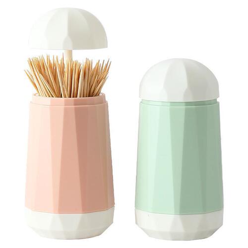 Toothpick bucket personalized creative toothpick box automatic pop-up European toothpick tube cute portable push-type toothpick box