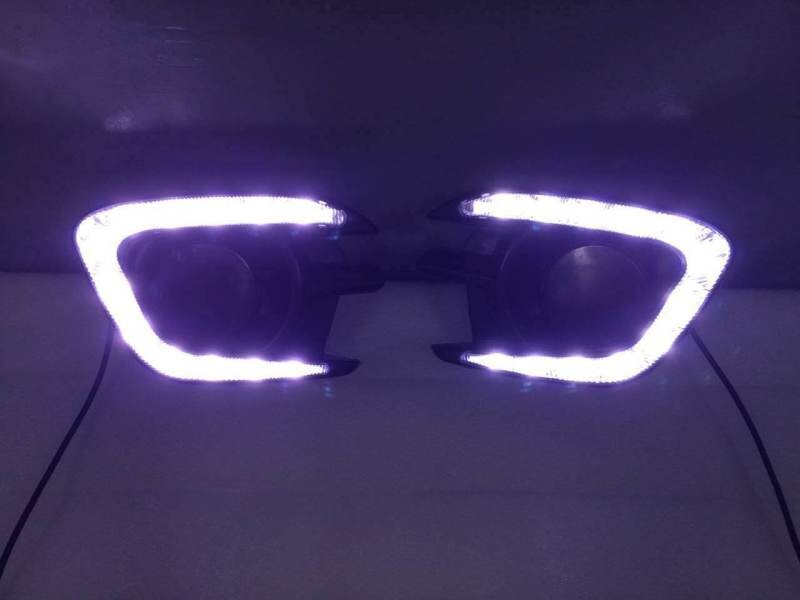 Adecuado para 14-15 Mitsubishi Pajero luz diurna Pajero Jinchang Luz de marcha diurna LED Luz de marcha diurna