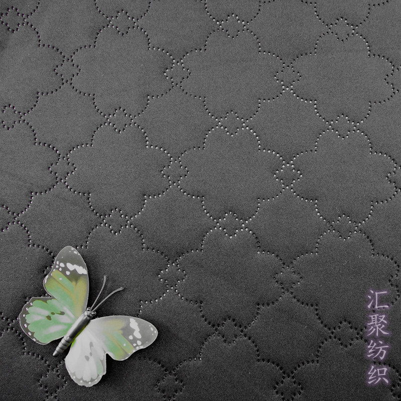 无线绗缝 超声波压花     针织布双层复合海绵超声波压花