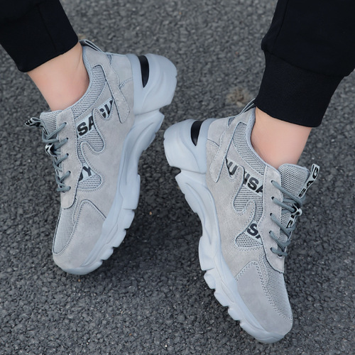 New labor protection shoes for men, anti-smash and anti-puncture steel-toed shoes, summer lightweight construction site safety protective work shoes