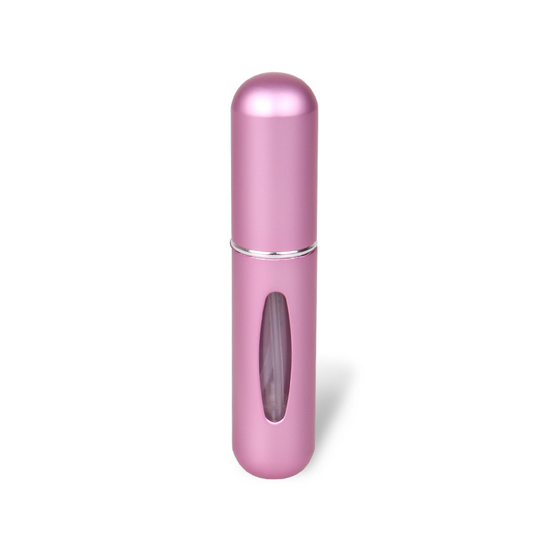 Botella de perfume de 5ml botella de relleno inferior de auto-bomba tipo reciclable botella de spray recargable botella cosmética portátil de alta gama