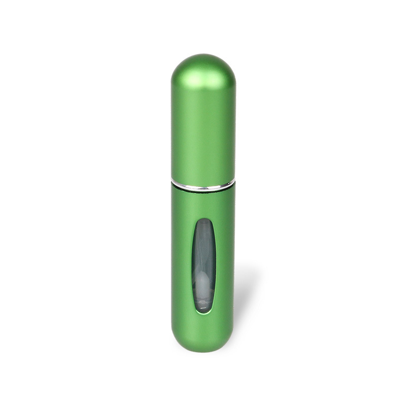 Botella de perfume de 5ml botella de relleno inferior de auto-bomba tipo reciclable botella de spray recargable botella cosmética portátil de alta gama