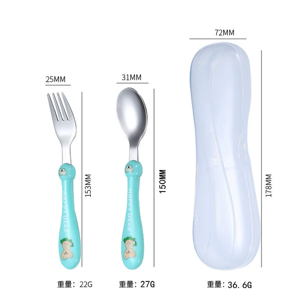 Kyushu Fork Spoon Box (Green)