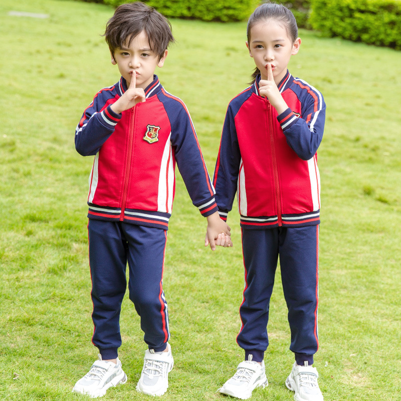 Kindergarten ropa de jardín 2024 primavera y otoño ropa uniforme de escuela primaria traje maestro niños clase ropa deportiva traje de tres piezas