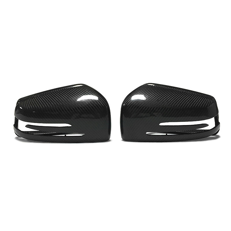 Suitable for Mercedes-Benz ABCES-class modified carbon fiber rearview mirror shell CLS GLK GLA-Class W204 mirror cover wholesale