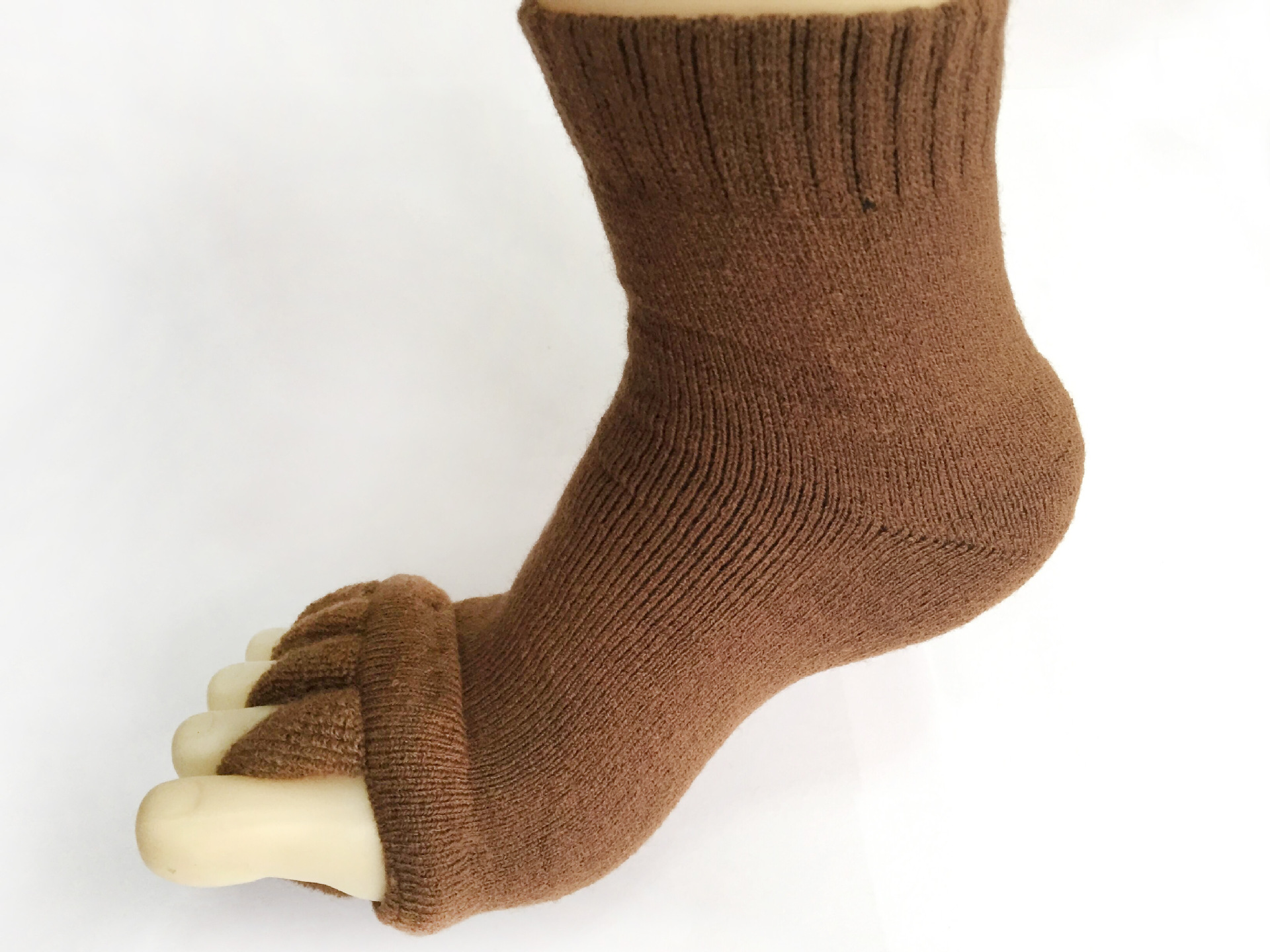 Calcetines japoneses y coreanos de yoga calcetines de cinco dedos calcetines de Punta abierta calcetines para dormir corrección pulgar valgus masaje calcetines de cinco dedos
