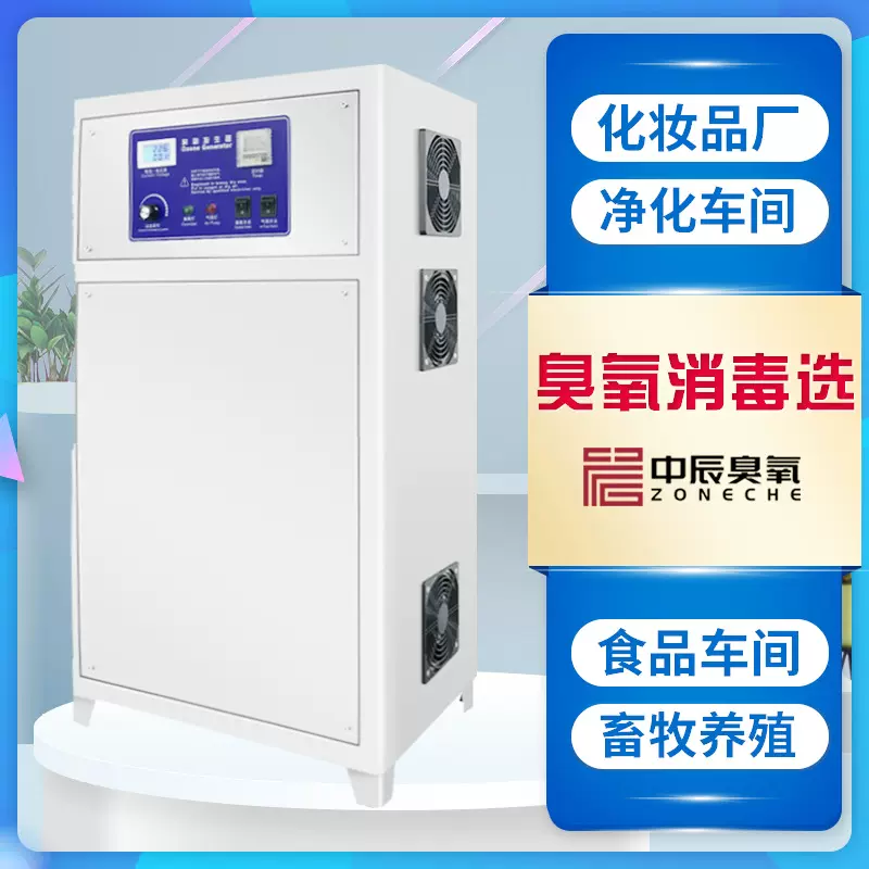40克ZCA-40臭氧发生器消毒杀菌食品库房车间医院废水食品厂专用