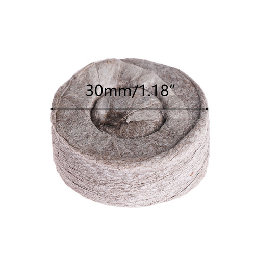 jiff coconut bran soil peat soil nutrient block 30mm matrix non-woven seedling block packaging is light and not fragile wholesale