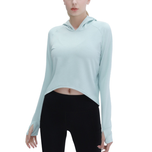 Summer Yoga Women's Factory Wholesale Sweatshirt Long Sleeve T-shirt Training Breathable Quick Dry Sport Top Yoga
