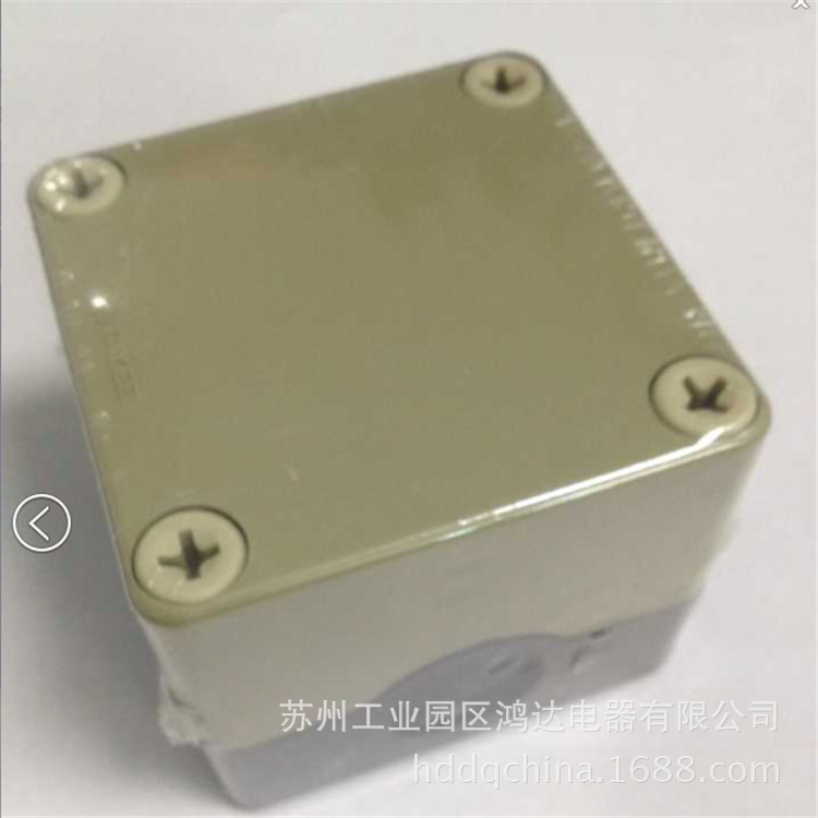 代理天逸TAYEE一孔TYX1按钮接线盒塑料防水盒户外分线盒ABS暗盒