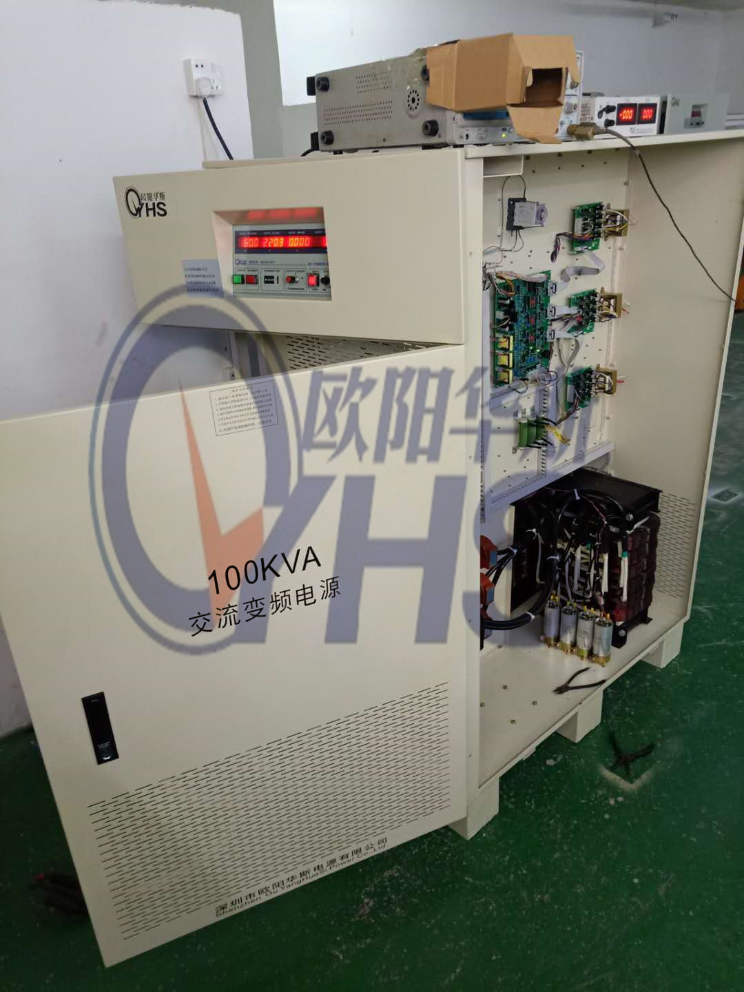 ����100KVA��Ƶ��Դ�������������Գ��ڷ�������440V/60HZ