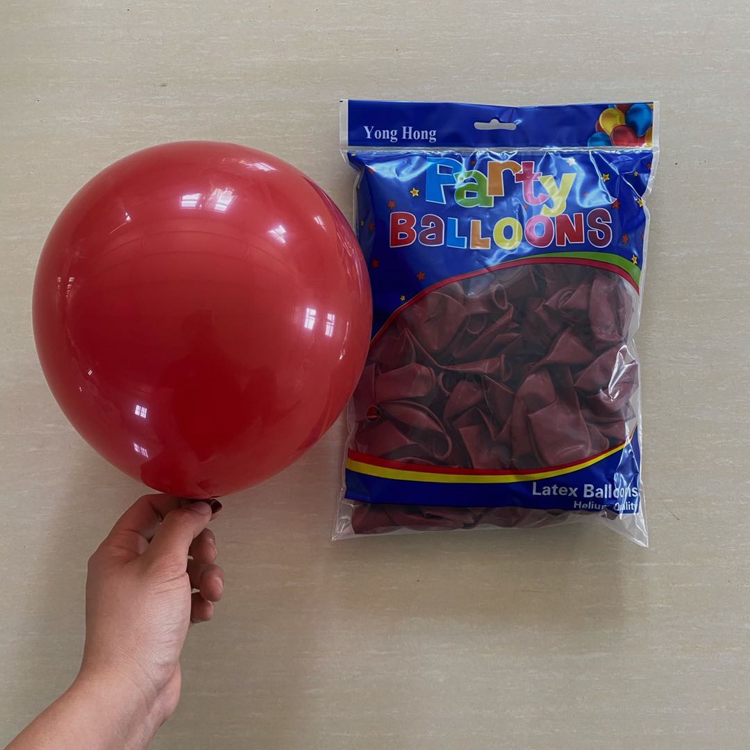 Globo rojo grande de doble capa Granada Globo Rojo en forma de corazón Globo Rojo de GEMA de 12 pulgadas propuesta confesión decoración de la habitación de la boda