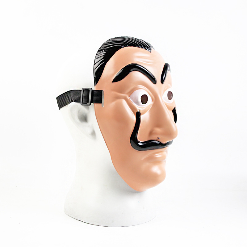 Máscara de PVC de La Casa de Papel, Estilo Dali, para Disfraces de Fiesta y Festivales