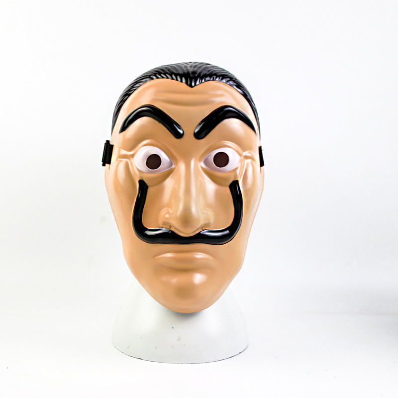 Máscara de PVC de La Casa de Papel, Estilo Dali, para Disfraces de Fiesta y Festivales
