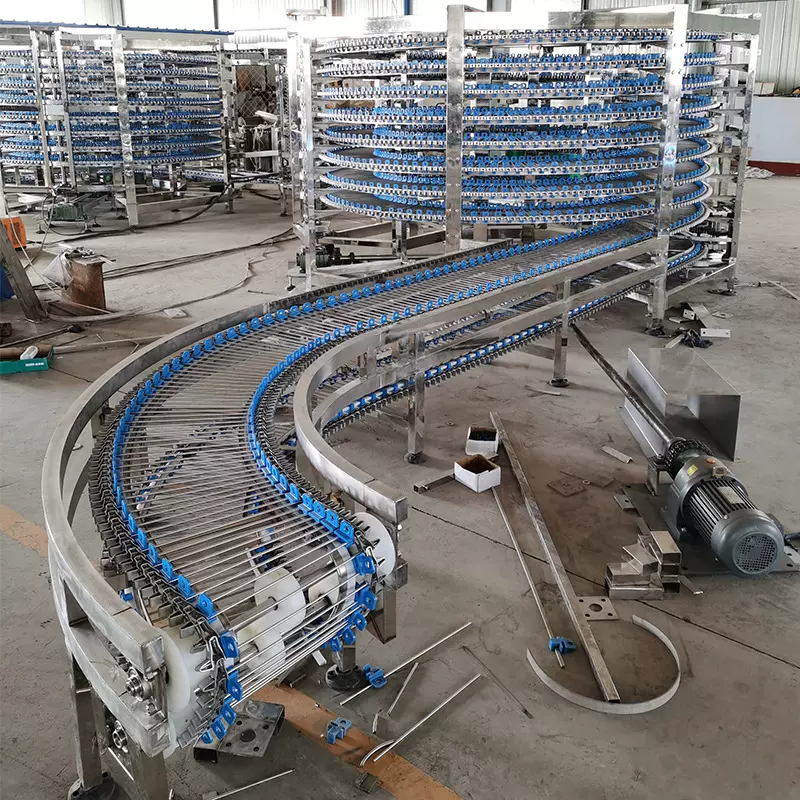 厂家供应螺旋式水平直线输送机面包食品厂水平螺旋式输送