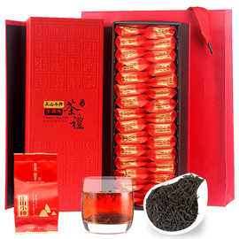 红茶正山小种浓香型茶叶 30小袋礼盒装 花果香节日送礼 批发包邮