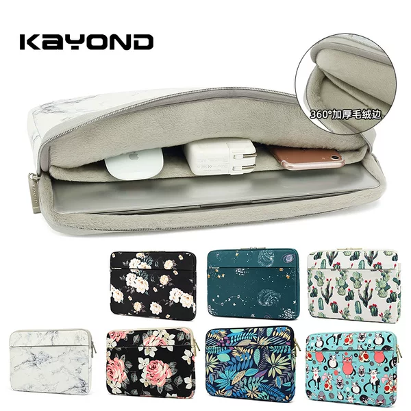 KAYOND Polyester Inner Bag Apple Lenovo 13 "14" 15.6 "Notebook Bag Shockproof and Waterproof