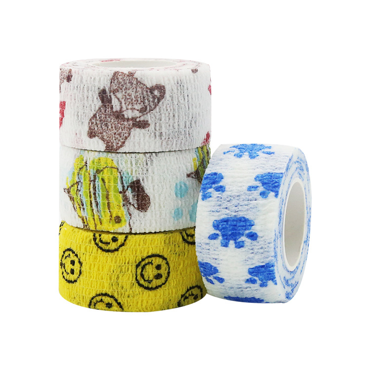 El fabricante suministra vendas elásticas para dedos, protectores de dedos para estudiantes, protectores de muñeca, vendas elásticas autoadhesivas para tatuajes.