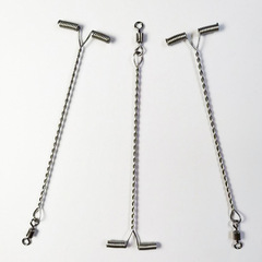 48 source manufacturers wholesale supply sea fishing string hook accessories Y-shaped 8cm stainless steel twist strip balance