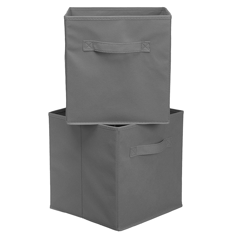 Caja de almacenamiento sin tapa, cajón de sala de estar para el hogar, tela plegable, almacenamiento de artículos diversos, caja de almacenamiento de ropa gruesa de Amazon