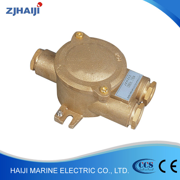 厂家直销 各类船用接插件 16A船用铜质防水接线盒JXH302（1156）