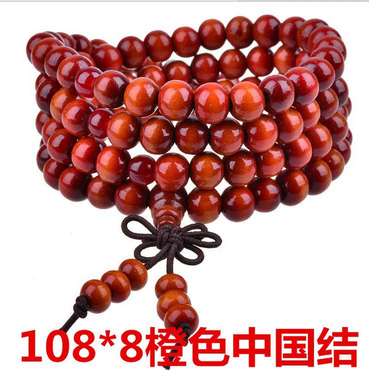 8MM108 오렌지 리본 매듭