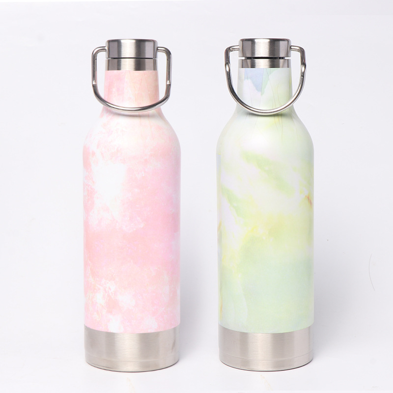 19,9 yuanes de mármol patrón de moda de arte clásico de moda taza de vacío 304 de acero inoxidable de larga duración hervidor térmico