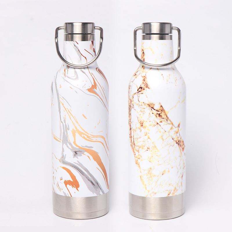 19,9 yuanes de mármol patrón de moda de arte clásico de moda taza de vacío 304 de acero inoxidable de larga duración hervidor térmico