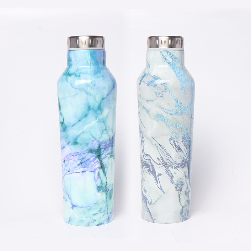 304 deportes de acero inoxidable hervidor creativo huevo taza mármol Coca-coque termo soporte suministro entrega