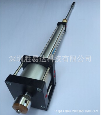 现货10L吹瓶机限位可调拉伸封口气缸LQB125*50+50*400（16）F