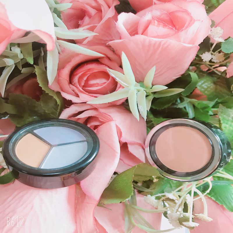 YL-004粉饼塑壳盒圆形透天窗腮红盒有底掏空密封底两款厂家直供