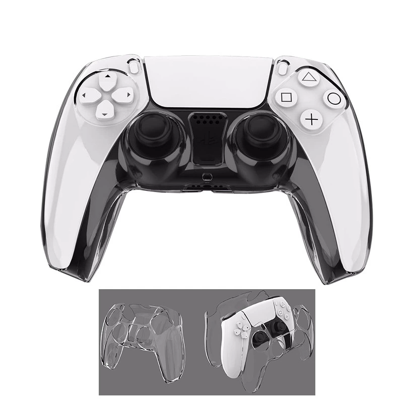 PS5 gaming handle protective case PS5 handle Crystal shell PS5 Bluetooth gamepad PC shell PS5 game accessories
