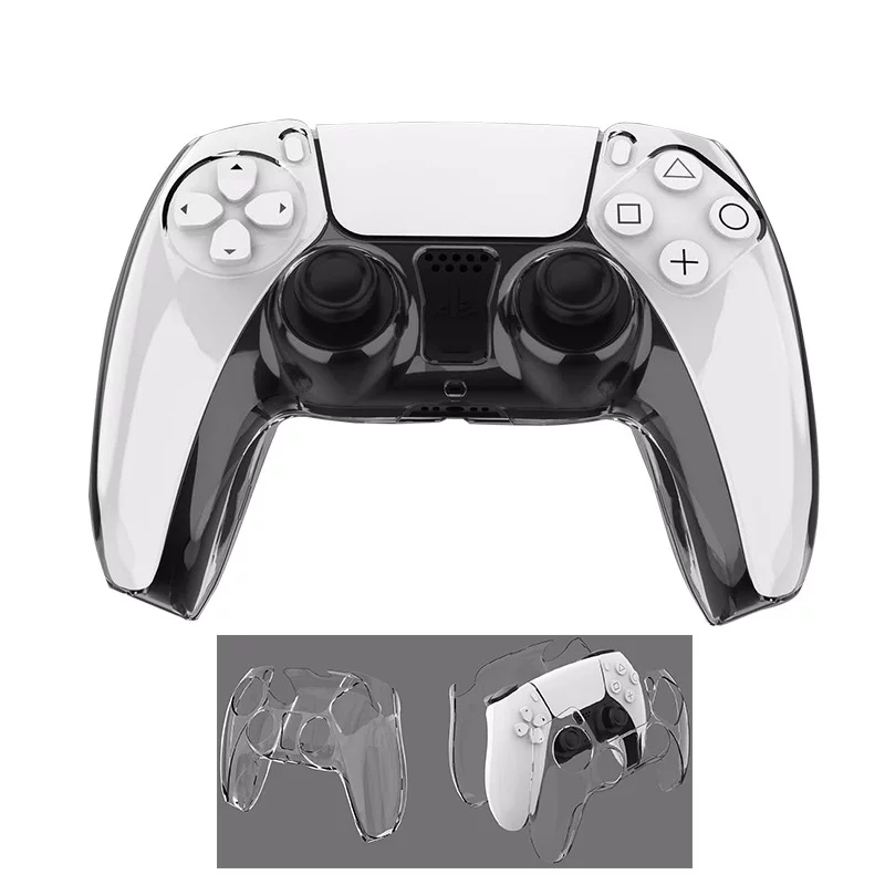 PS5 gaming handle protective case PS5 handle Crystal shell PS5 Bluetooth gamepad PC shell PS5 game accessories