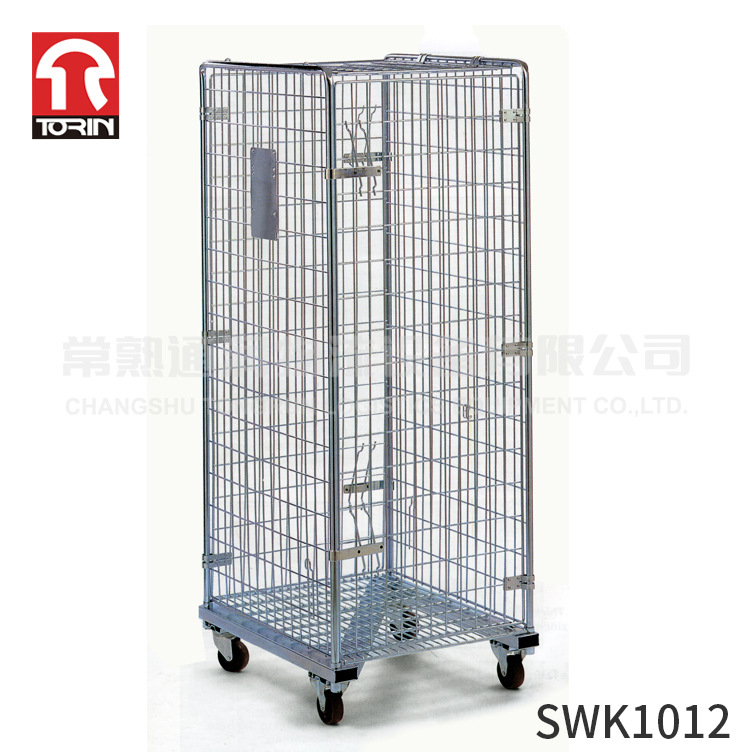 苏州厂家生产批发移动物流台车搬运笼车仓储笼Z型拆装式周转车