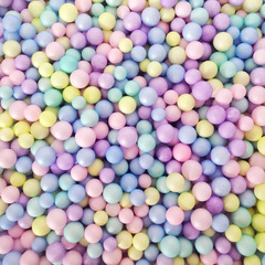 New Macaron Foam Beads Handmade DIY Slime Beads Colorful Foam Balls Gift Box Decorative Filler