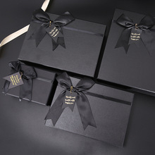 黑色礼盒口红小送生日礼物盒伴手礼创意礼品盒子礼品盒精品纸盒