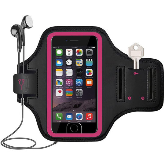 Factory outdoor sports running mobile phone arm belt iPhone6 7 8/plus Fitness arm set mobile phone arm bag