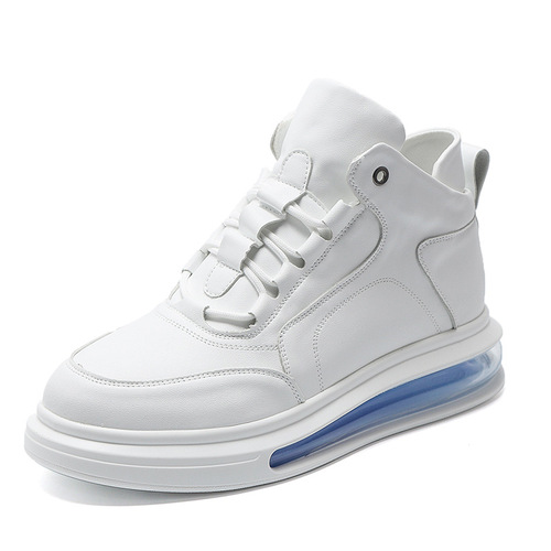Men's Air Cushion Sneakers with Rainbow Soles, Casual, Korean Style, Autumn/Winter New Arrival, Personality Fashion Brand, Matchable with European Goods