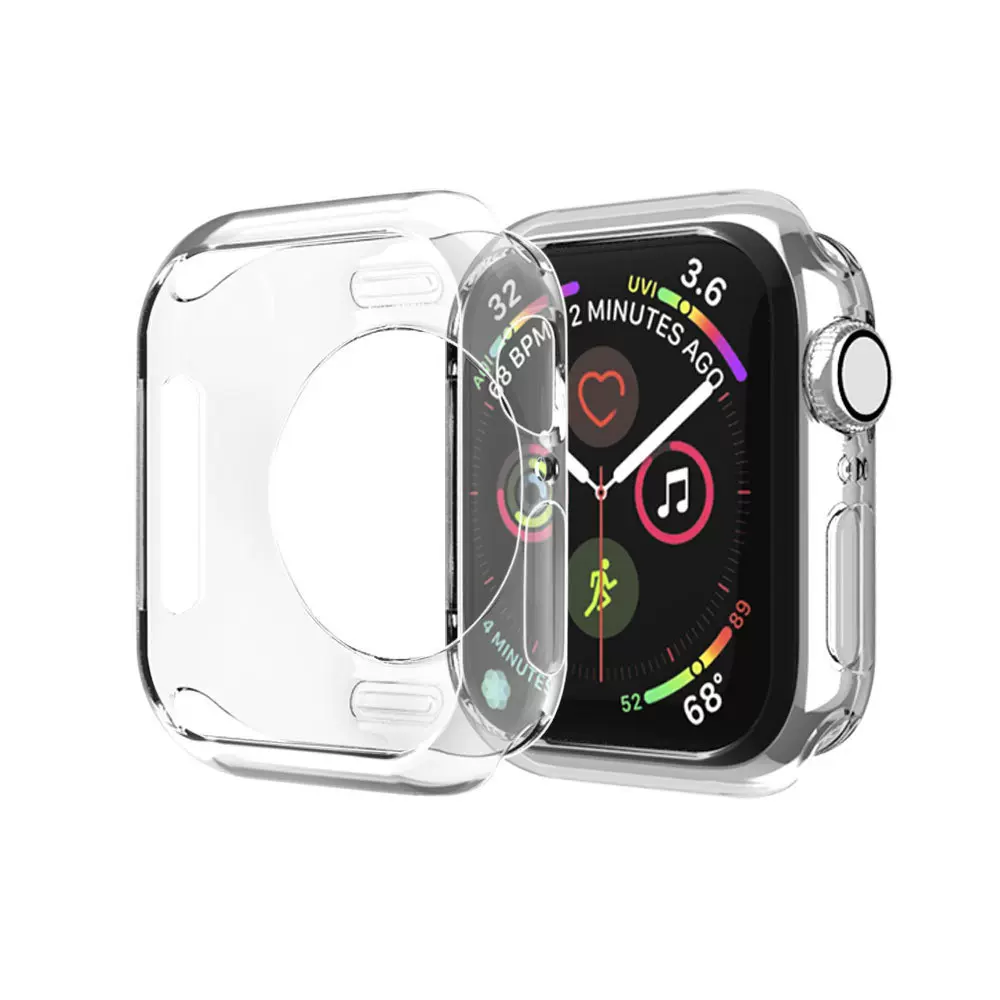 适用苹果手表保护套iwatch保护壳apple watch 6代全包tpu透明外壳