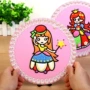儿童制作圆形幼儿园珍珠泥